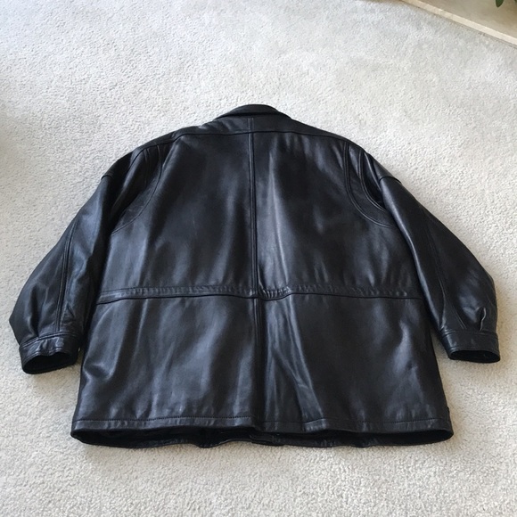 Mens Genuine Leather Jacket - Picture 13 of 16
